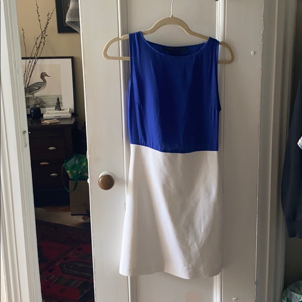 Zara Color Block Mini Dress